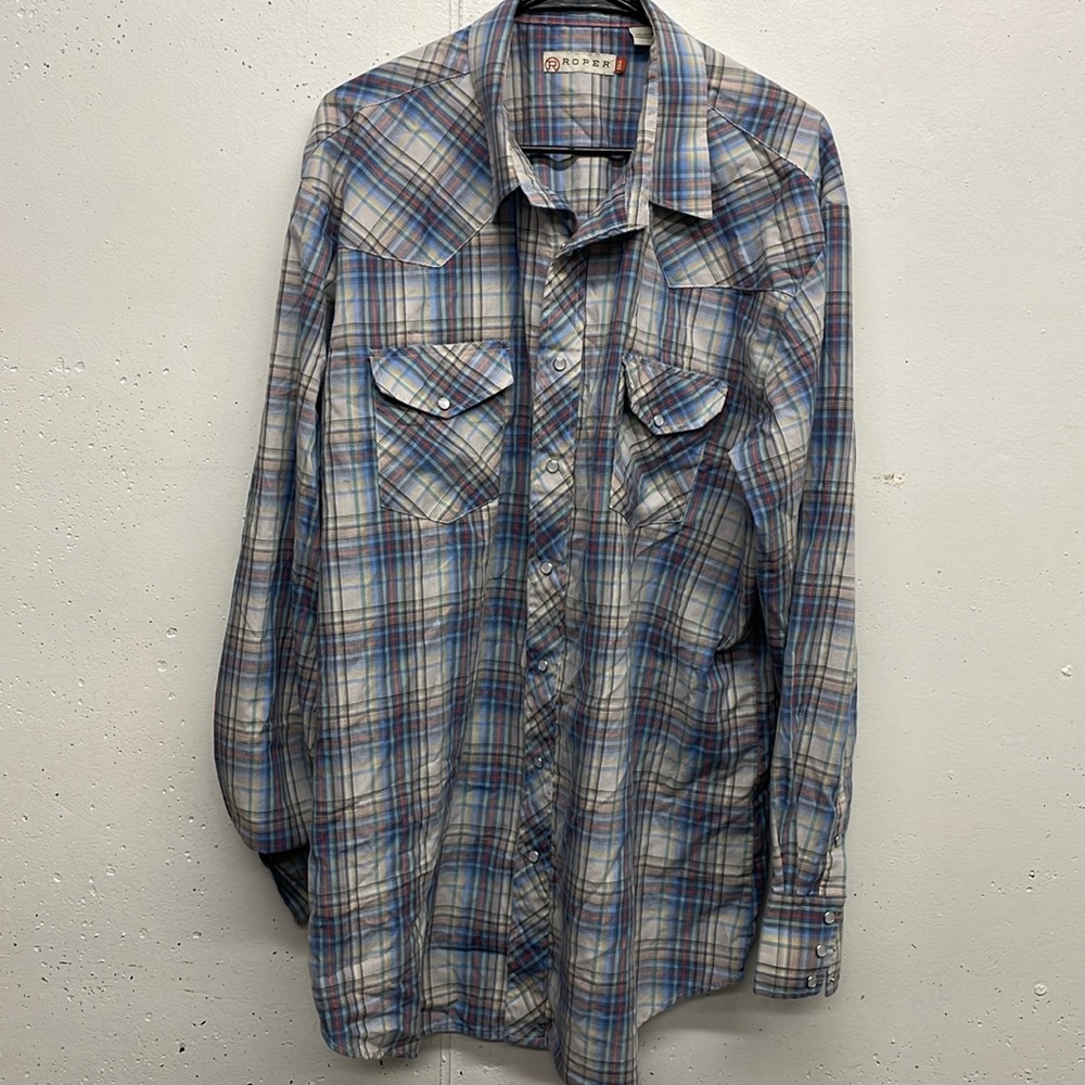 Roper Pearl Snap 2XL Men’s button down